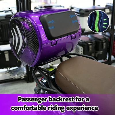 Vehicle Water Transfer Printing Magic: Motorcycle trunk