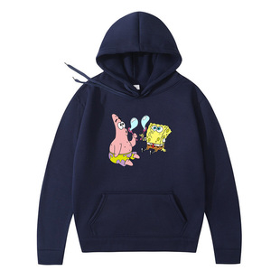 2025 Cartoon Star Print Hooded Sweatshirt European and American Casual Aliexpress Ebay Cross-Border Hot Selling Model