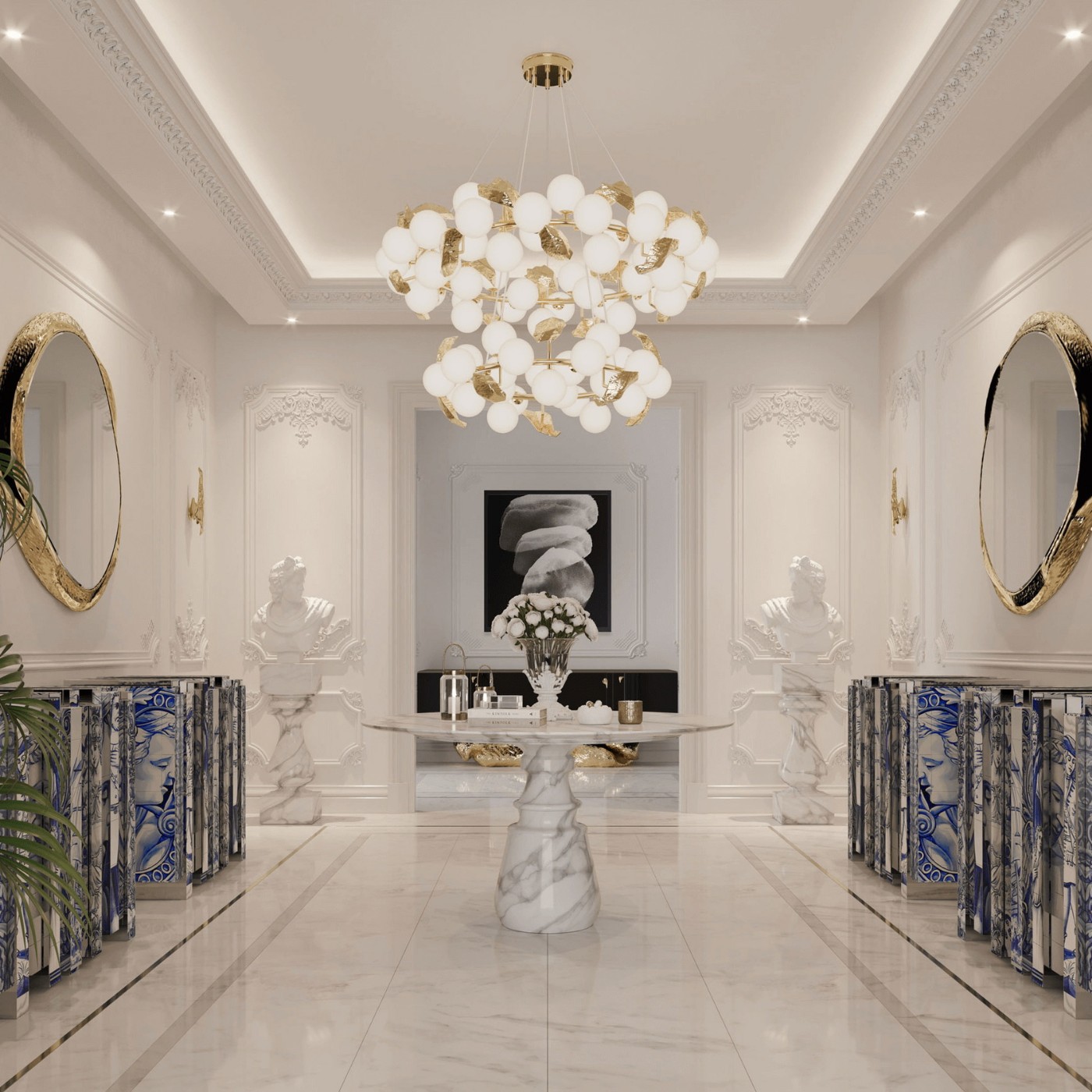 French Mid-Century Style Solid Wood Dining Table Round Table Simple High-End Home Small Apartment Pure White Retro Dining Table