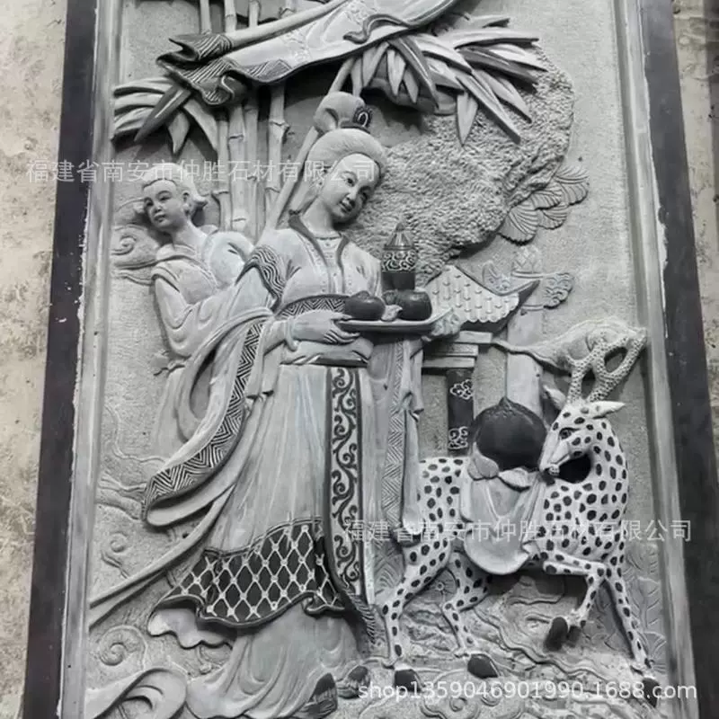 Сянгу желает дня рождения Традиционный кварцовый рельеф ограждение Современная мраморная трехмерная резная арка