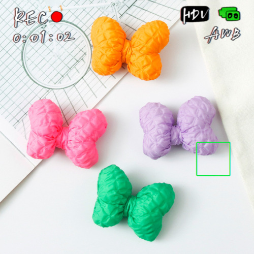 Autumn and winter new arrival cute plush brooch colorful flower bow girl bag pendant clothing trinkets wholesale