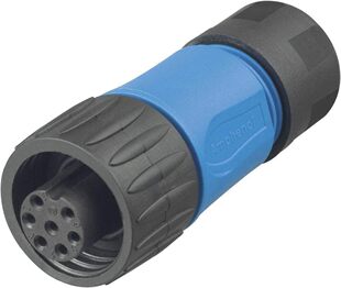 Amphenol C016 10D006 010 10 Rundstecker Kupplung, Gerade Ges