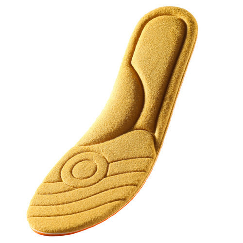 Thickened warm insoles, winter deodorant, sweat-absorbent, constant temperature heating insoles, soft and comfortable massage plus velvet insoles wholesale