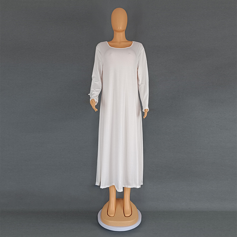 Abaya Kleid Für Damen Mit Strass Aus Chiffon Islamisches Abendkleid_voghion.com