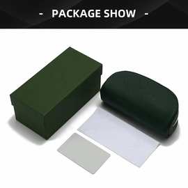 鳄家新款高档眼镜盒品牌太阳镜盒子外盒墨镜包装盒现货批发轻奢风