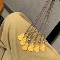 小红书爆款新中式国潮风古法葫芦喜鹊登梅项链女时尚百搭一件代发