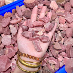 Argentinian Rhodolite Rough Stone Manufacturer Wholesale Cross-Border Live Raw Stone Carving Ornaments
