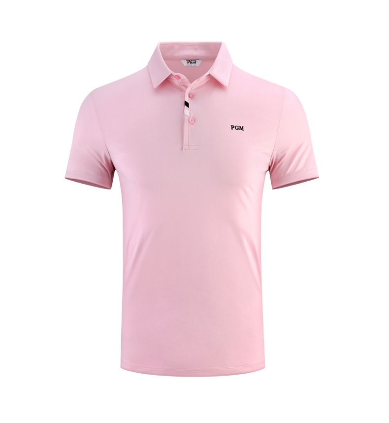 Áo thun golf nam ngắn tay vải polyester co giãn nhanh khô — Thanh lý-dải màu đen, Áo tay ngắn màu cam thông quan, Thanh lý-màu xanh kim cương in tay ngắn, YF441-màu đỏ chi tiết 22