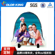 30*30cm半圆开口石板画 rock photo 热转印石画 创意个性石画