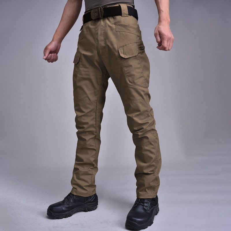 Pantalones tácticos de venta directa de fábrica Pantalones de camuflaje para hombres de primavera Monos Pantalones de entrenamiento IX7 resistentes al desgaste multibolsillos de otoño 9 pantalones casuales