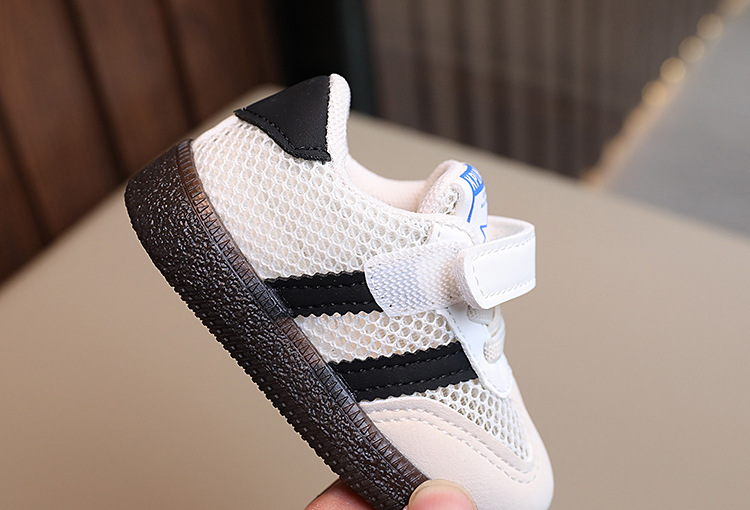 Atmungsaktive Kindersneaker Mit Klettverschluss Und Meshsohle_voghion.com
