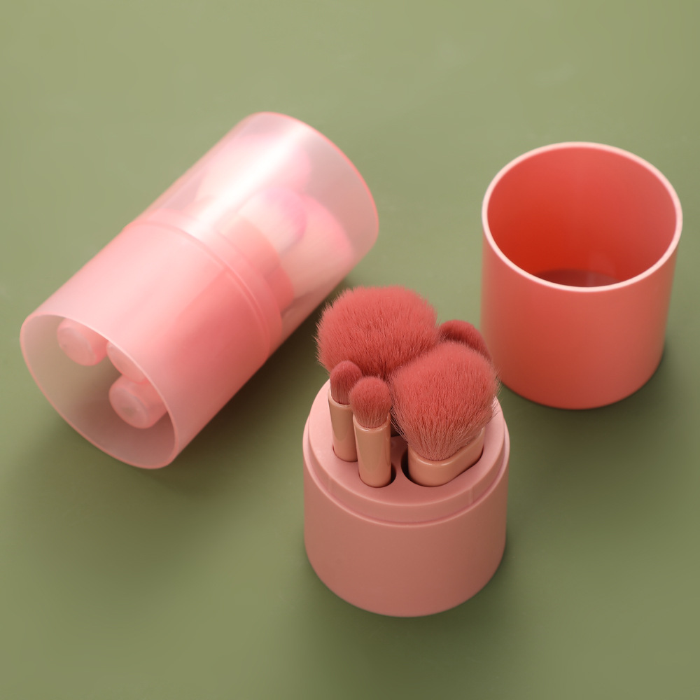 新款便携美妆5支化妆刷套装眼影刷散粉刷腮红刷全套刷子工具批发