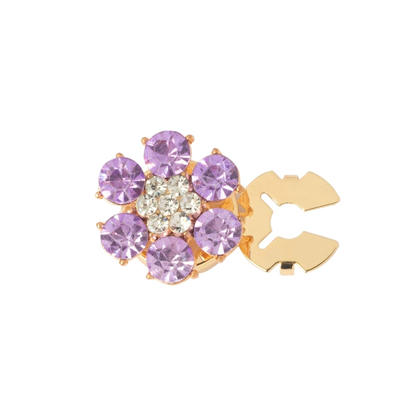 CF50 Gold-bottomed light purple diamond 24mm