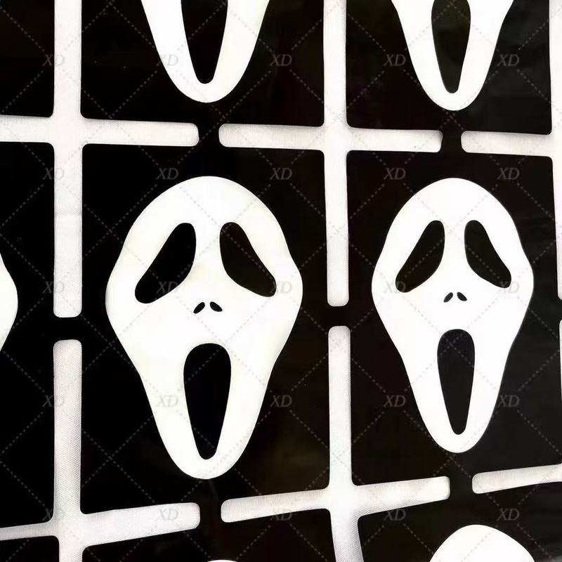 クロスボーダー新しいハロウィンポジショニングゴーストフェイス背景カーテンホリデーパーティーホラーテーマドレスアップ吊り下げ装飾|undefined