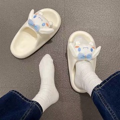 新款eva可愛卡通踩屎感厚底拖鞋女外穿網紅家居室內防滑涼拖
