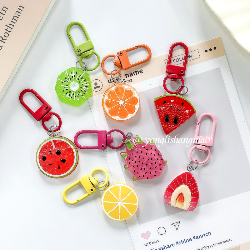 Summer Simulation Watermelon Lemon Dragon Fruit Keychain Pendant Peach Fruit Toy Bag Pendant Gift for Best Friend Summer Simulation Watermelon Lemon Dragon Fruit Keychain Pendant Peach Fruit Toy Bag Pendant Gift for Best Friend