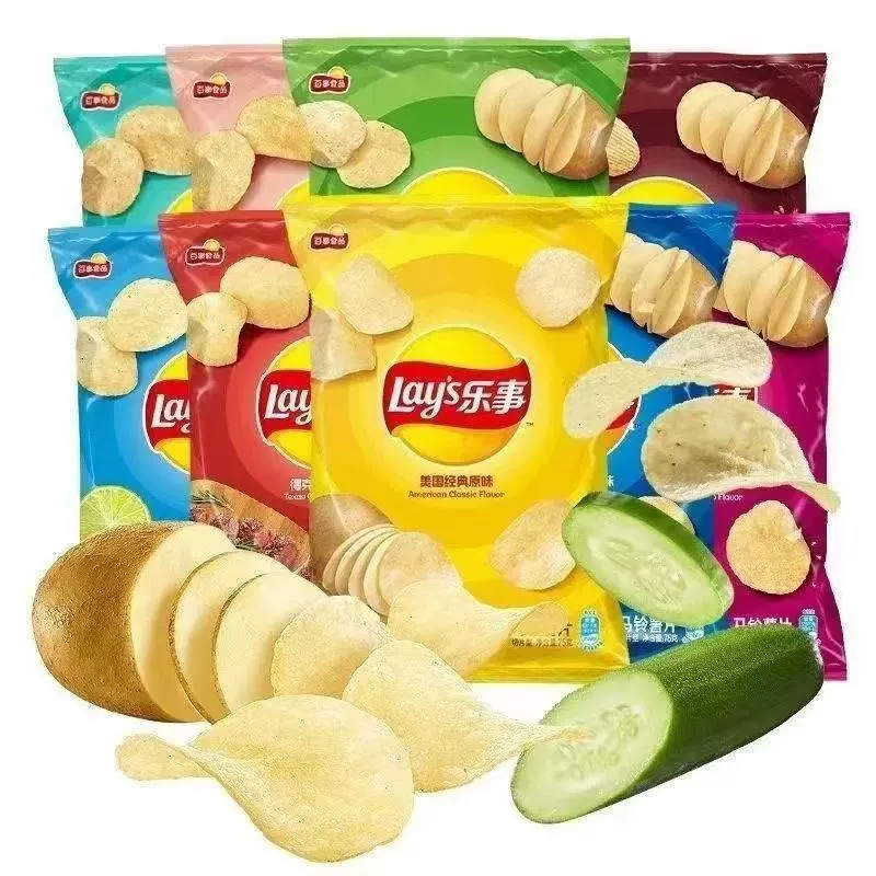 Картофельные чипсы Le.Shi, закуска, оптовая торговля, большой подарочный набор, воздушная закуска, повседневная закуска, оптовая торговля
