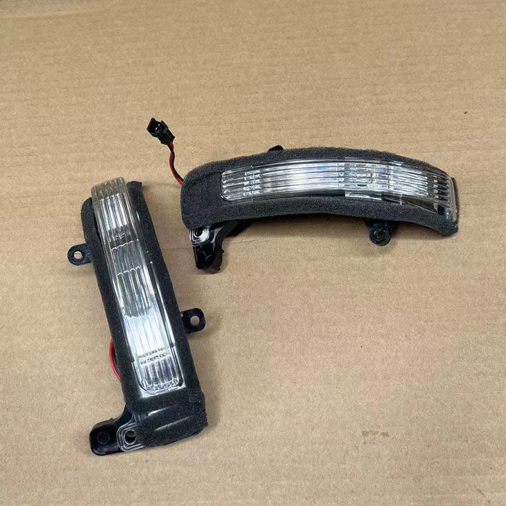 Aplicable a tres lámparas de luz de dirección del espejo retrovisor, luces de dirección del espejo retrovisor, luces de giro