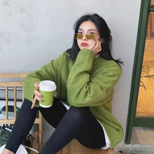 韩版时尚潮流网红墨镜2021新款太阳镜女个性嘻哈辣妹蹦迪方框墨镜