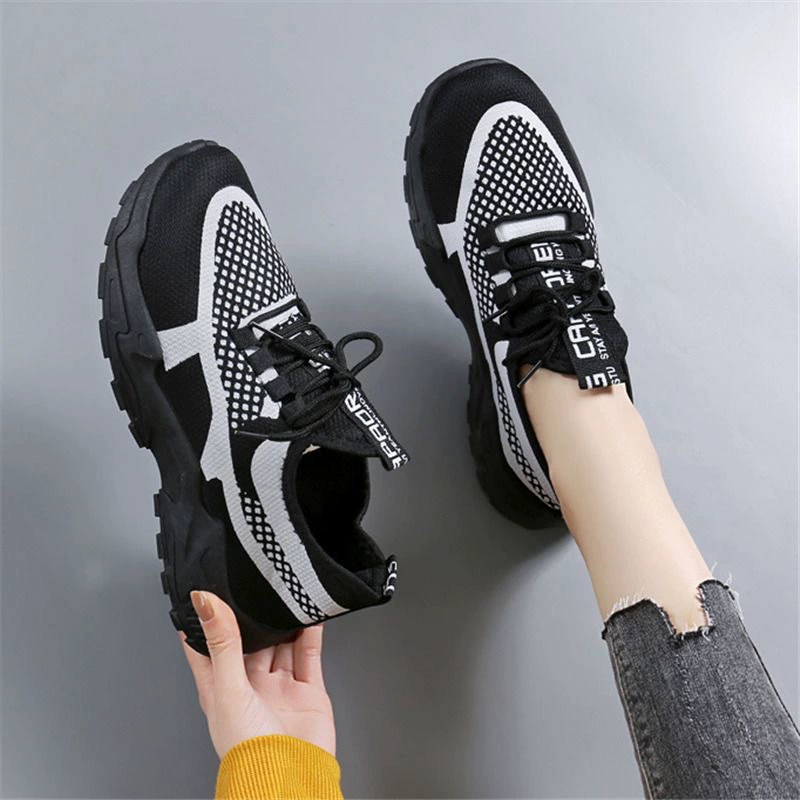 2025 новый папа обувь женская весенняя летняя повседневная обувь дети показывают ноги маленькие кожаные легкие кроссовки на толстой подошве