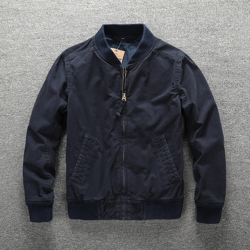 Otoño e invierno nuevo americano casual todo partido suelta moda guapo soporte collar camuflaje chaqueta retro hombres ropa de trabajo chaqueta