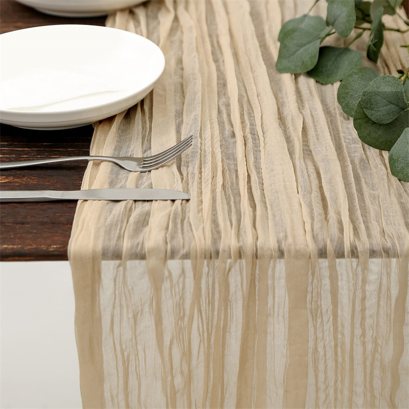 Casual Solid Color Polyester Table Runner display picture 1