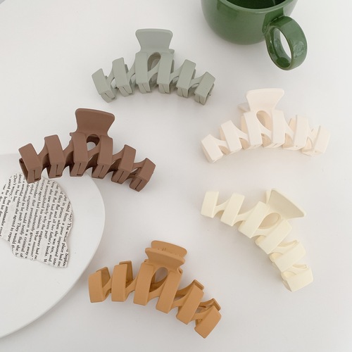 Internet celebrity shark hair clip for large hair volume, back of head grabbing hair clip,  new large size clip headwear, simple temperament