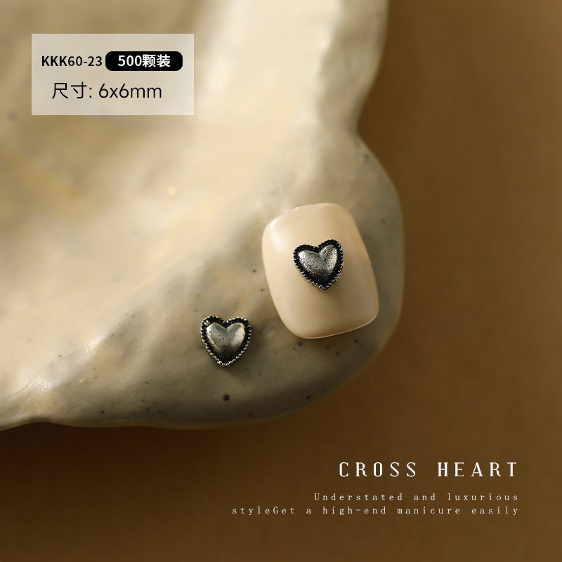 【kkk60-23】 crow heart jewelry