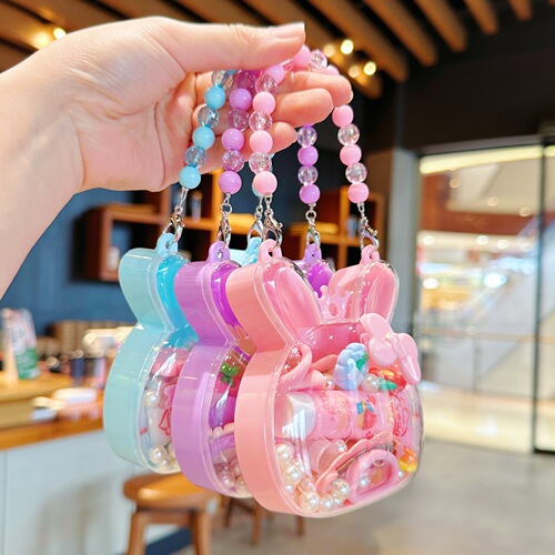 Cute and exquisite diy children's cute bb clip bracelet bag festival birthday cartoon hair band girls hair clip set