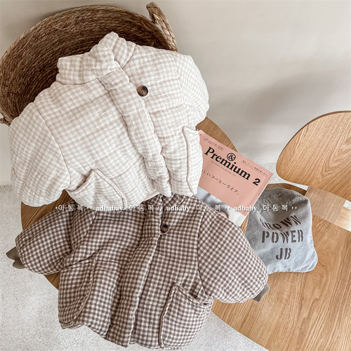  Children's Clothes Children's Winter Clothes Korean Style Velvet Thickened Cotton Clothes Girls Winter Jackets Down Cotton Clothes 122662
