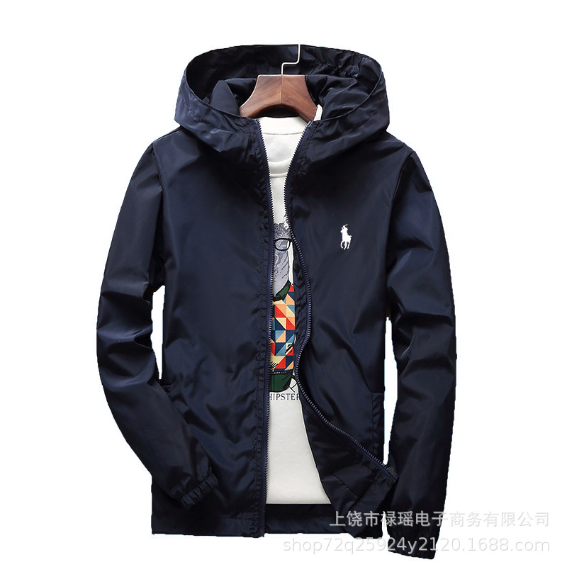 포니 네이비 재킷 화이트 라벨