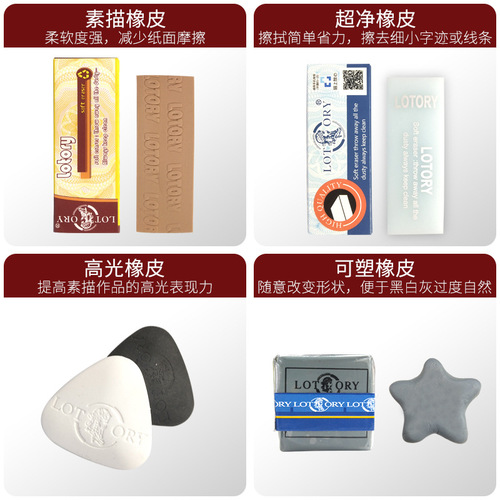 Old man head eraser art professional sketch eraser shadow eraser student drawing hard highlight eraser