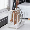 Pot cover rack cage household multi-function kitchen Supplies Knife plate frame kitchen Supplies Haberdashery