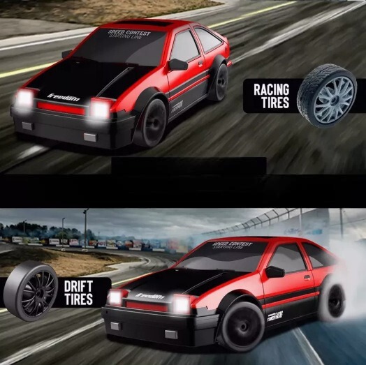 Cross-Border Popular Boy Ae86Rc Remote Control Drift Car Four-Wheel Drive Racing Charging High-Speed Mini Remote Control Car Gtr Cross-Border Popular Boy Ae86Rc Remote Control Drift Car Four-Wheel Drive Racing Charging High-Speed Mini Remote Control Car Gtr