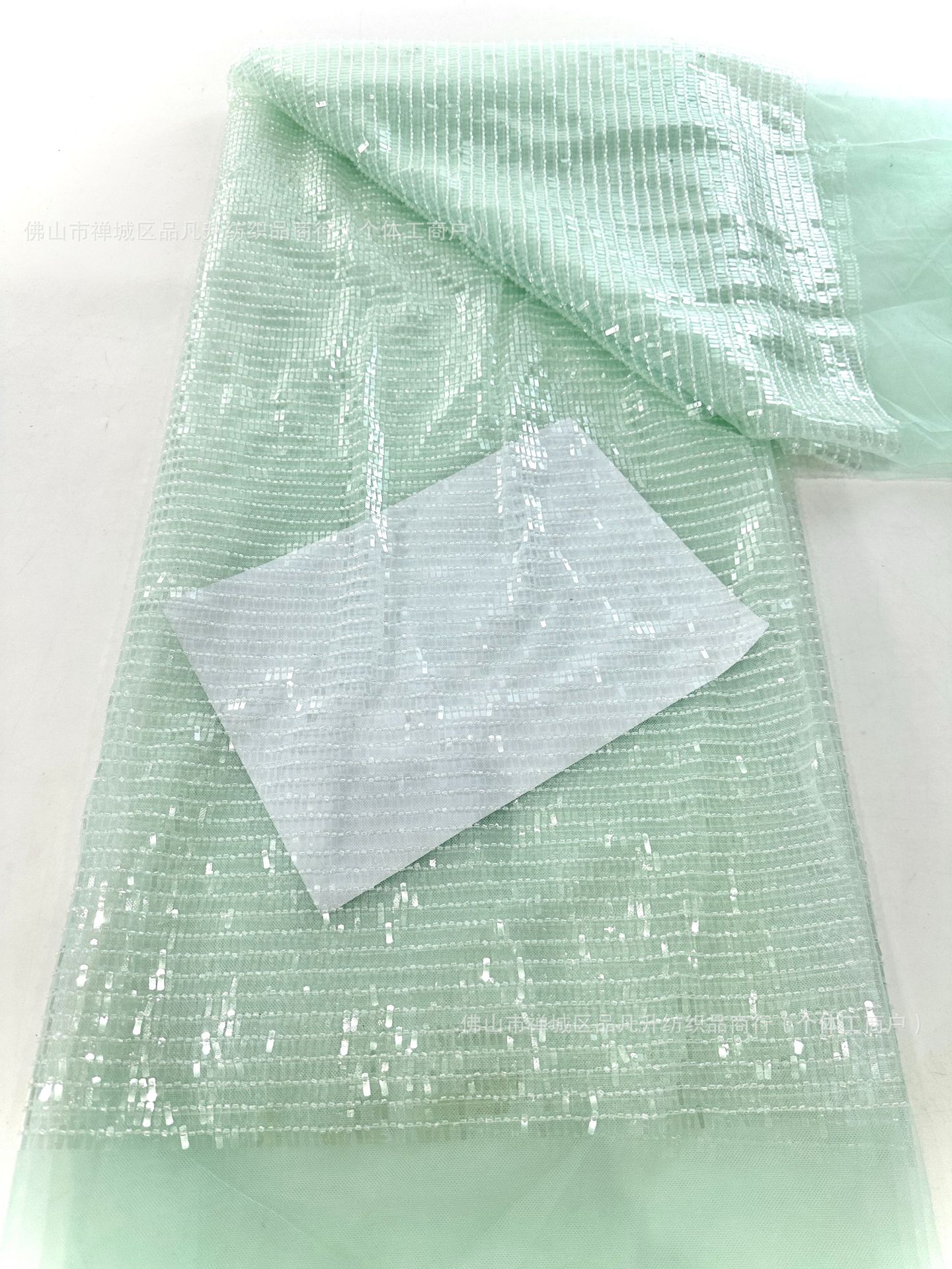 Tejido bordado Roll Sheet Sequin Tejido Gao Ding espectáculo festivo escenario de fiesta vestido de cena Tejido de moda