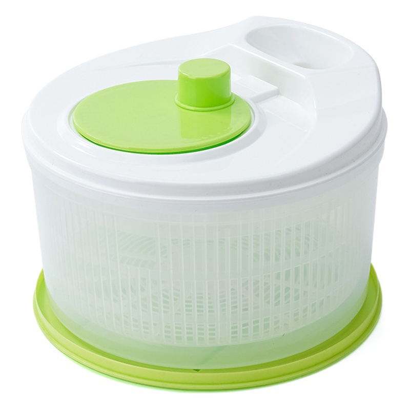 Vegetable dehydrator large capacity multi-functional draining basket kitchen household shaper slicer water throwing tool dehydrator