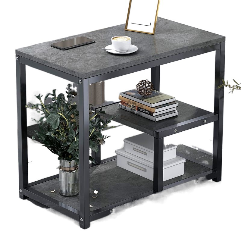 Mesa lateral de sofá, mueble de té, mesa de café pequeña para el hogar, mesa de esquina simple, mesa pequeña, balcón, mesa de té pequeña simple, armario lateral al por mayor