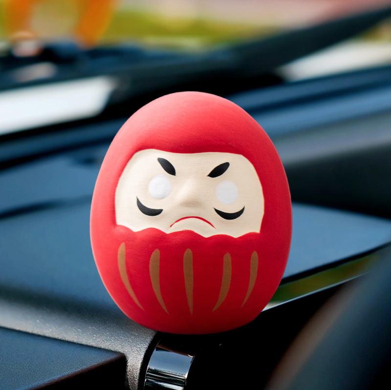 絵画ダルマ ハードカバー 日本の浅草の祝福と願いの小さなダルマの装飾品 車のインテリアのマスコット