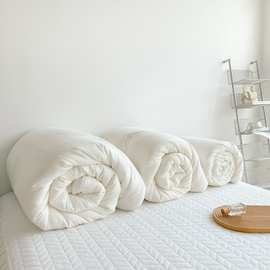 a类新疆全棉大豆纤维被加厚冬被双人春秋被宿舍被子棉被单人被芯