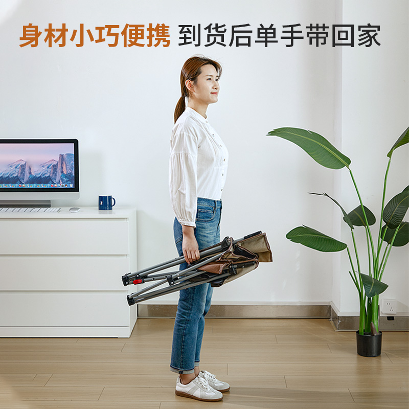 Oficina pausa para el almuerzo Cama plegable Silla individual para la siesta al aire libre Silla portátil Cama pequeña acompañante Cama plegable Jin Jin Xiao