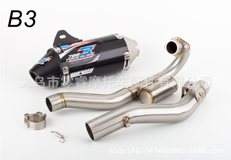 CRF150 CRF230 CRF250 motorcycle modified exhaust pipe front section off-road modified exhaust