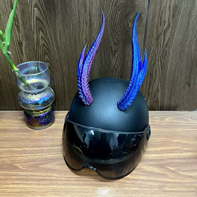 Dəbilqə (Kaska) aksesuarları – Dragon Horns 3D Ornaments