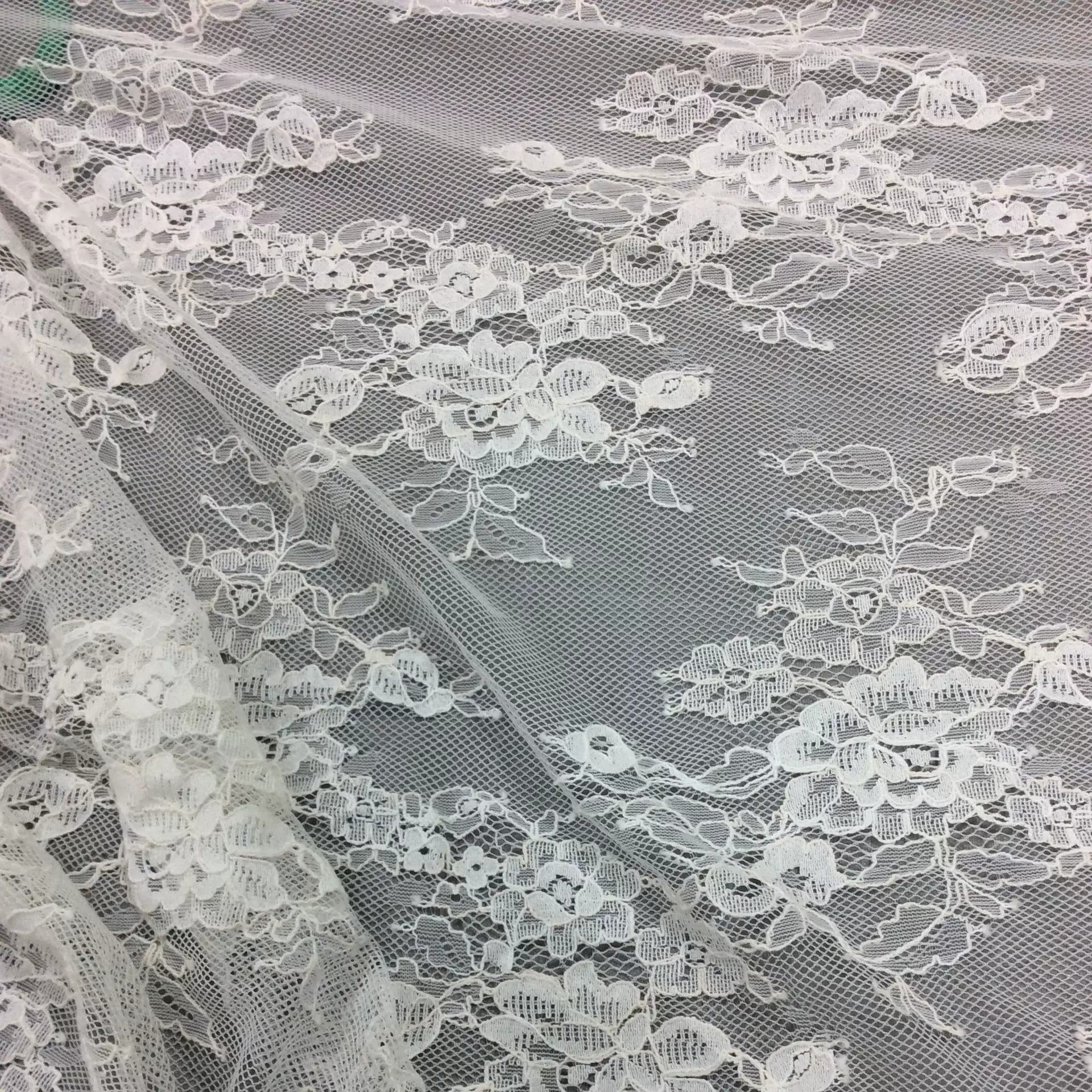 尼龙蕾丝面料薄款网布点点花服装服饰手工DIY辅料内衣罩衫布现货