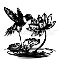 跨境热销亚马逊同款铁艺线条画墙面装饰壁饰家居装饰画金属工艺品