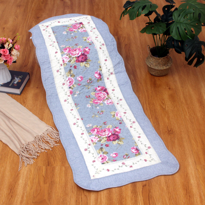 [Small Wholesale] Korean Cotton Bedside Mat, Floor Mat, Door Mat, Fabric Quilted Anti-Slip Patchwork Living Room Mat
