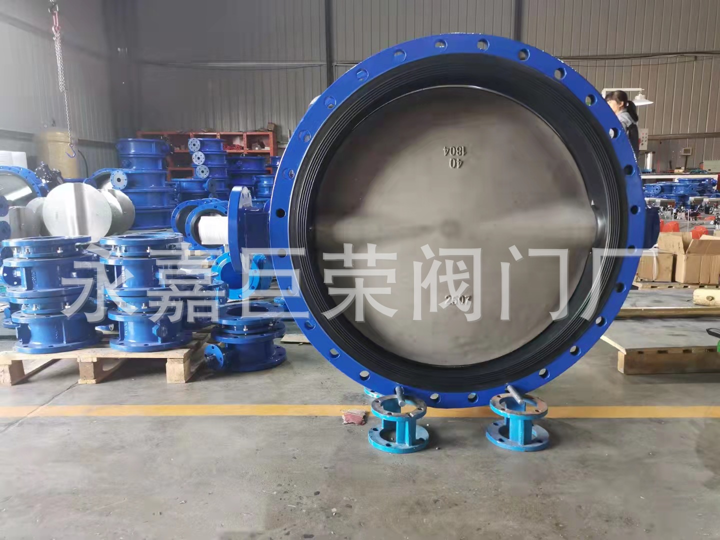 软密封法兰蝶阀 D341X-10Q 球墨铸铁蝶阀 手动涡轮法兰蝶阀