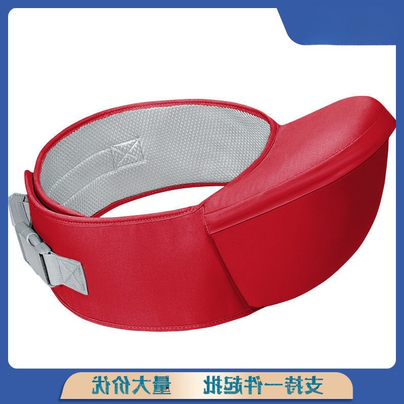 Taburete de cintura para bebés, asiento para bebés, cuatro estaciones de verano, ventilación para bebés, gran taburete de cintura roja image 4