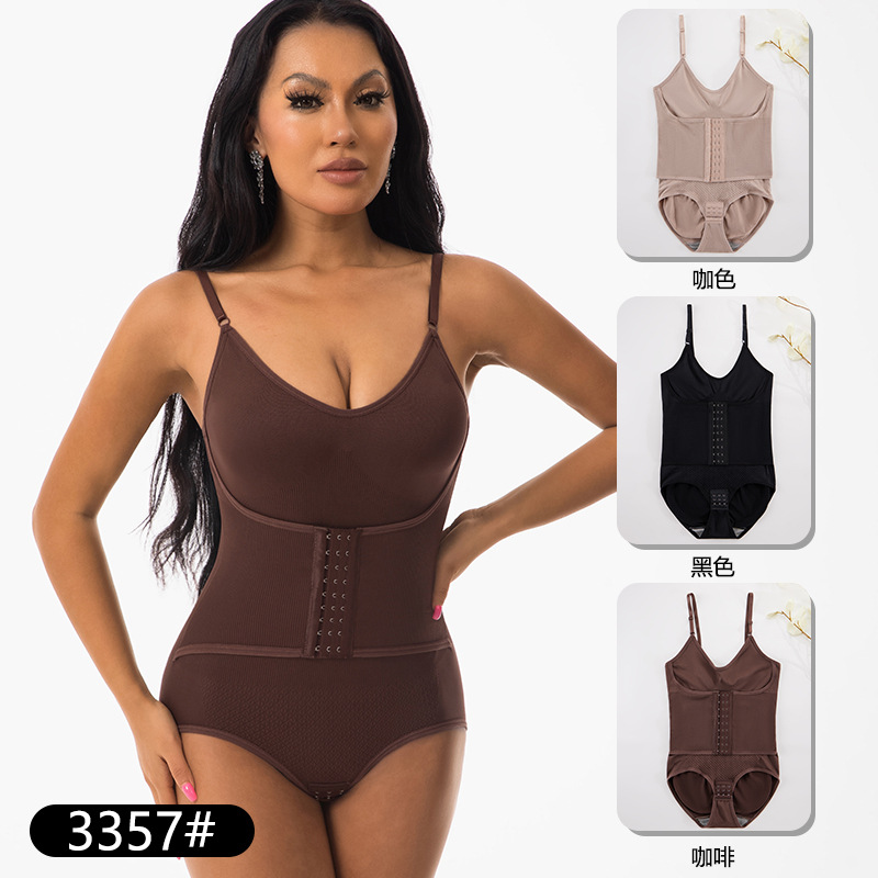 Xinpan 3357 Bodysuit Women's Body-Shaping Tight-Fitting Butt-Lifting Button-Down Style Enhanced Corset Waist-Lifting Butt-Lifting Tummy-Shaping Shapewear