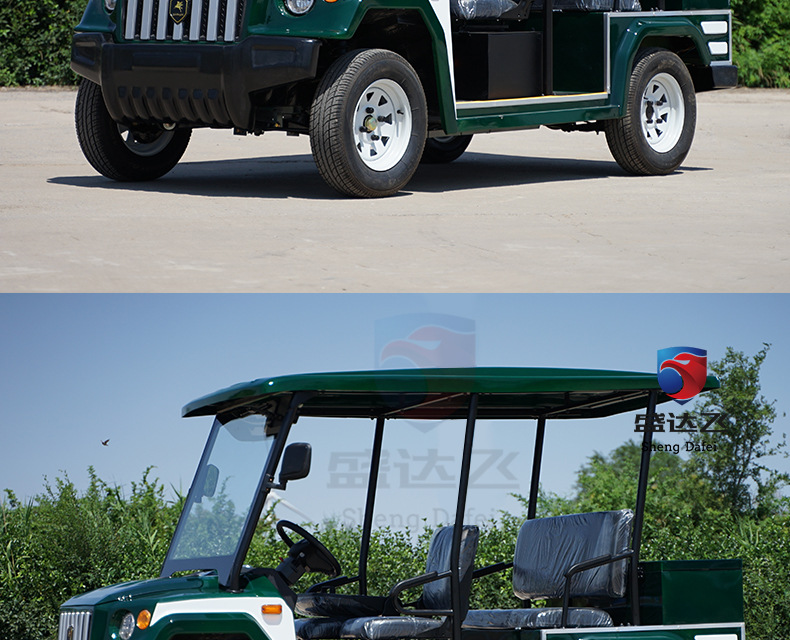 5-8 Electric Sightseeing Patrol Car Scenic Spot Tour Campus Property Patrol Homestay Reception Real Estate RV