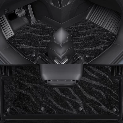 Dmi Semi-Enclosed Plus Ev Carpet | Universal Foot Pad - tpe-black-starry-sky-blanket-upper-pad-thick-07cm-shining-luxury-byd-song-plus2021-2025-dmi